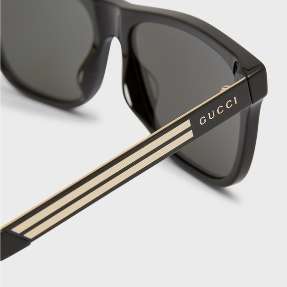 ✨NEW✨ Authentic Gucci Men's Square Acetate Logo Sunglasses GG0687S - Picture 5 of 15